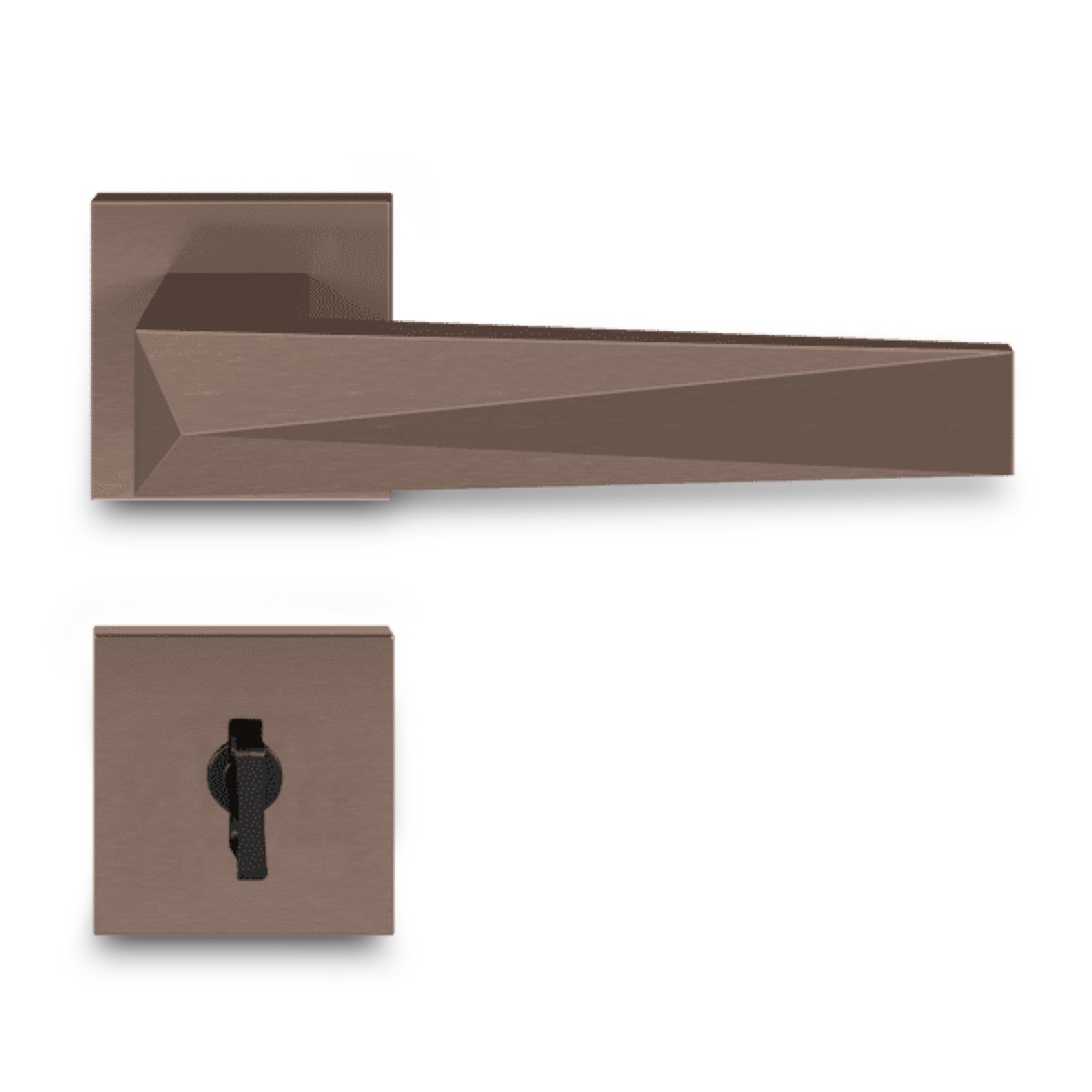 FECHADURA PADO ZM ASCOT 001-55WC COBRE ESCOVADO