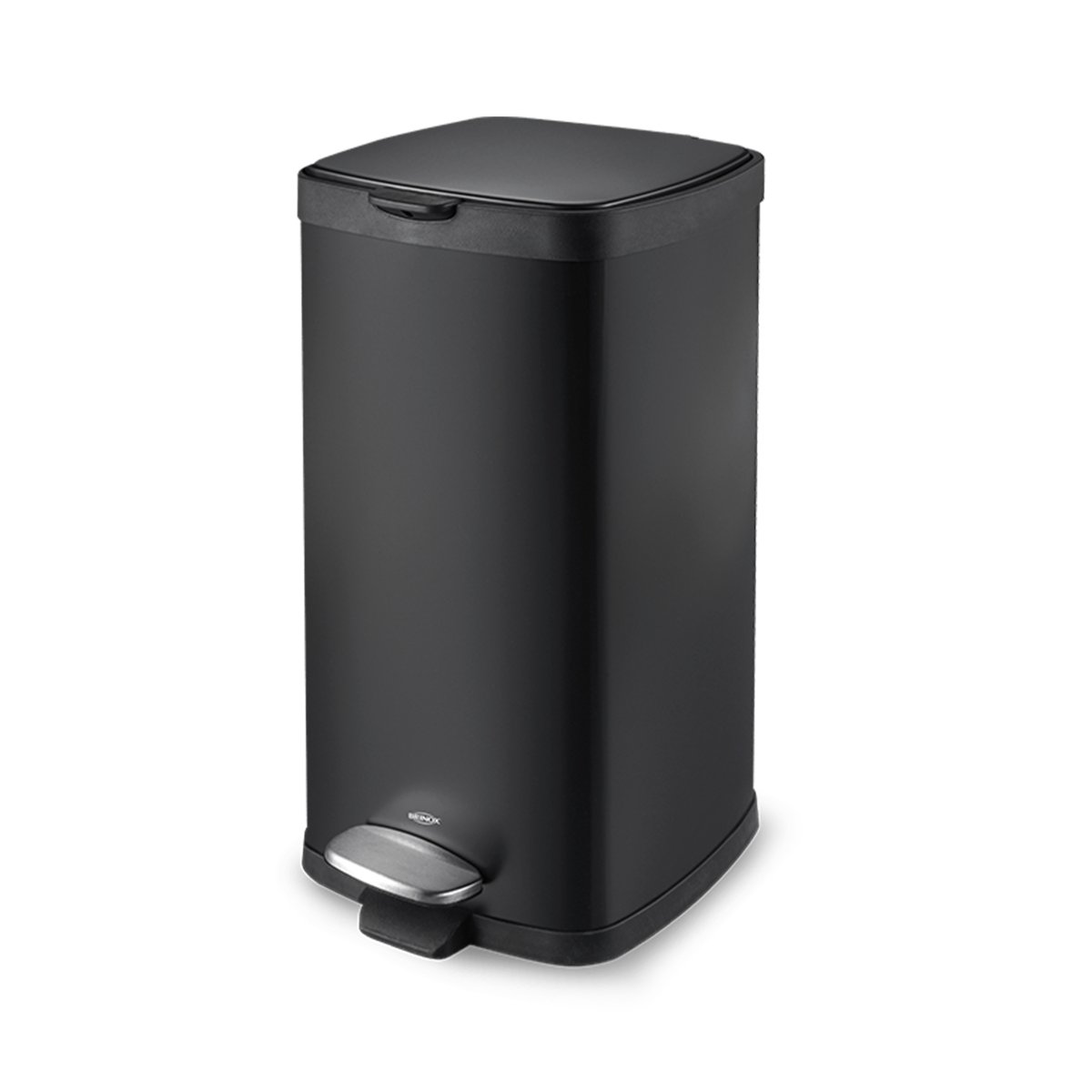 LIXEIRA C/PEDAL FRAME PRETO 20L 3066/100